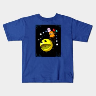 PAC-MAN Chase - Pixel Corners Kids T-Shirt